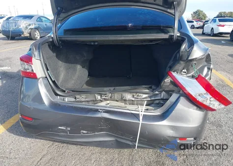 2015 Nissan Sentra S из США, поврежденный, VIN 3N1AB7AP1FY350340